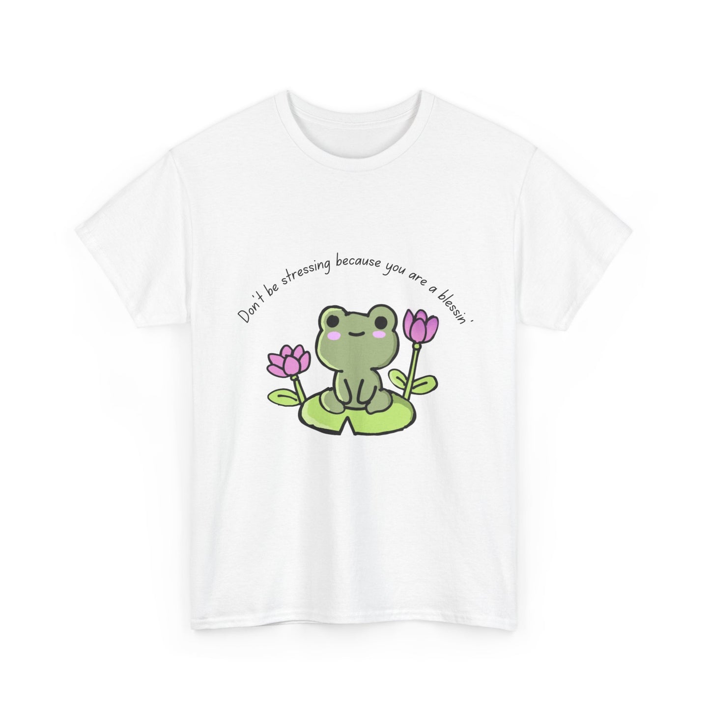 Cute Frog Motivational Unisex Heavy Cotton Tee