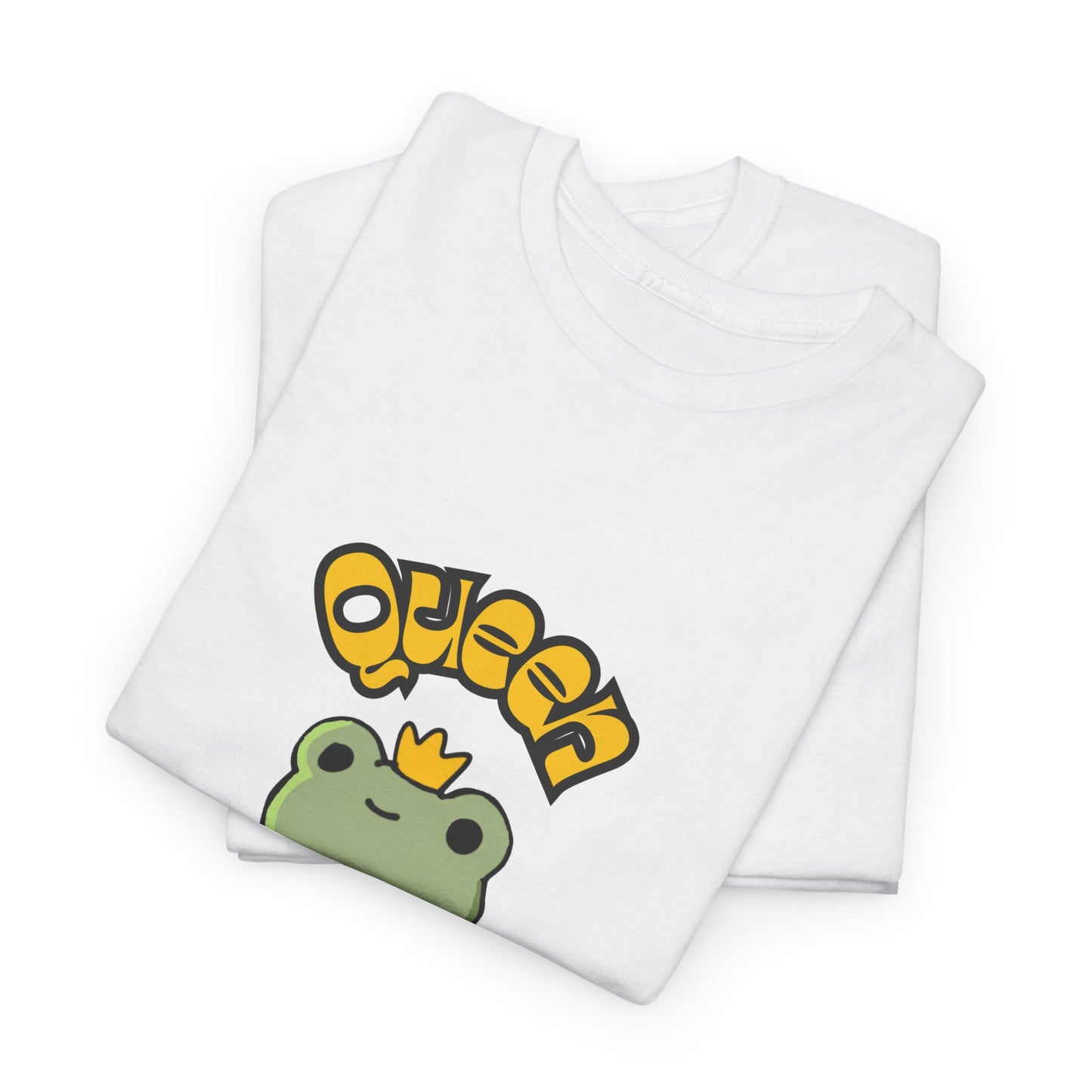 Cute Frog Queen Unisex Heavy Cotton Tee