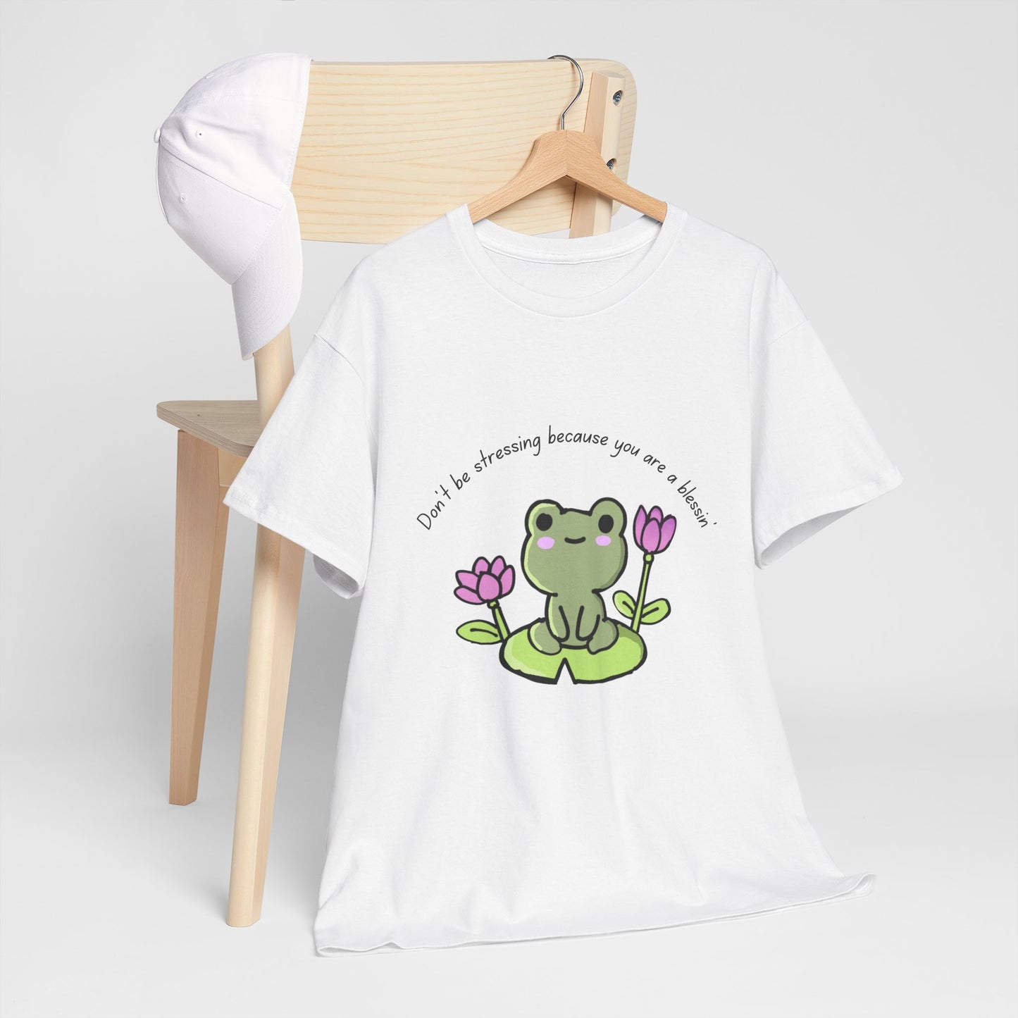 Cute Frog Motivational Unisex Heavy Cotton Tee