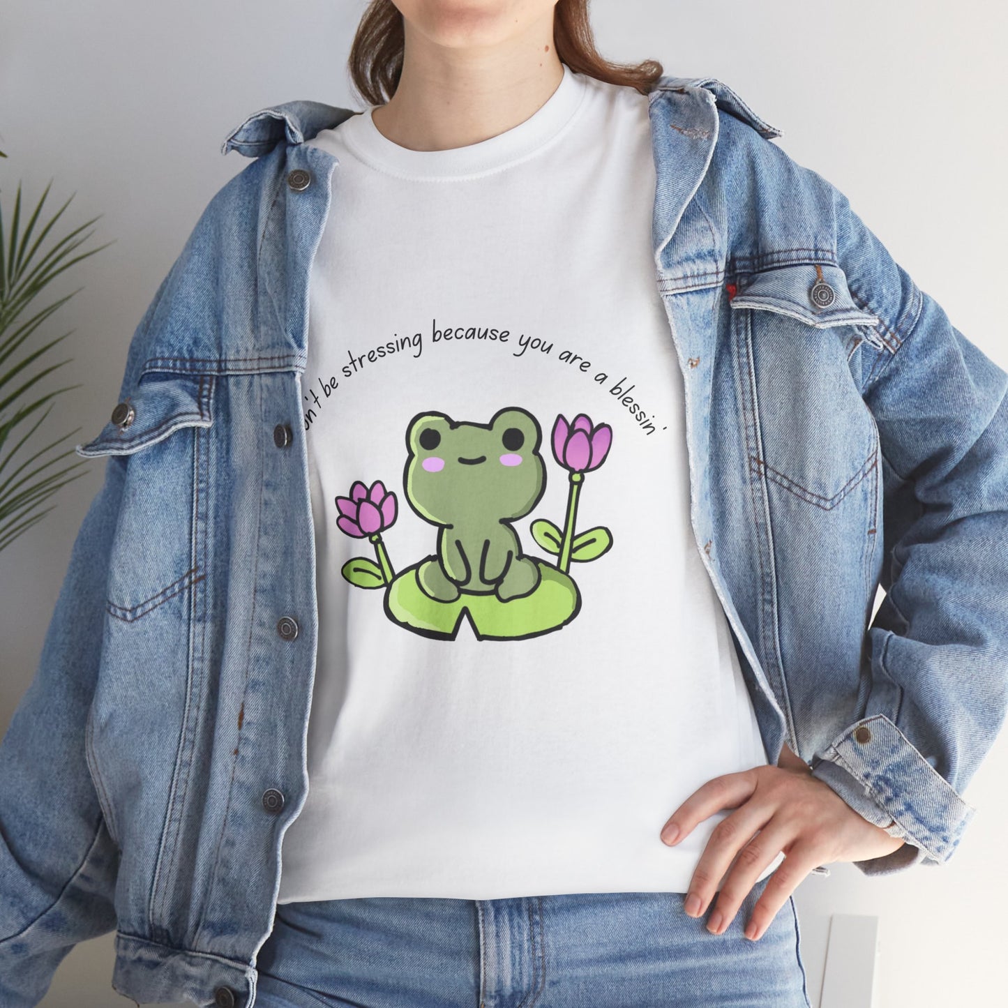 Cute Frog Motivational Unisex Heavy Cotton Tee