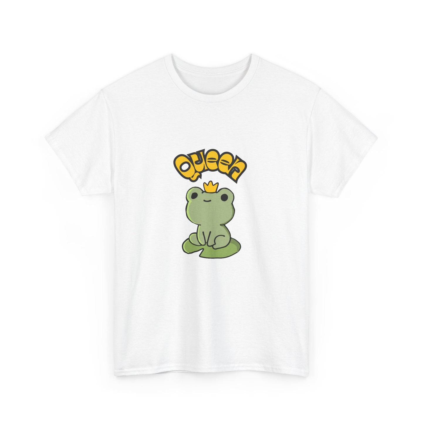 Cute Frog Queen Unisex Heavy Cotton Tee