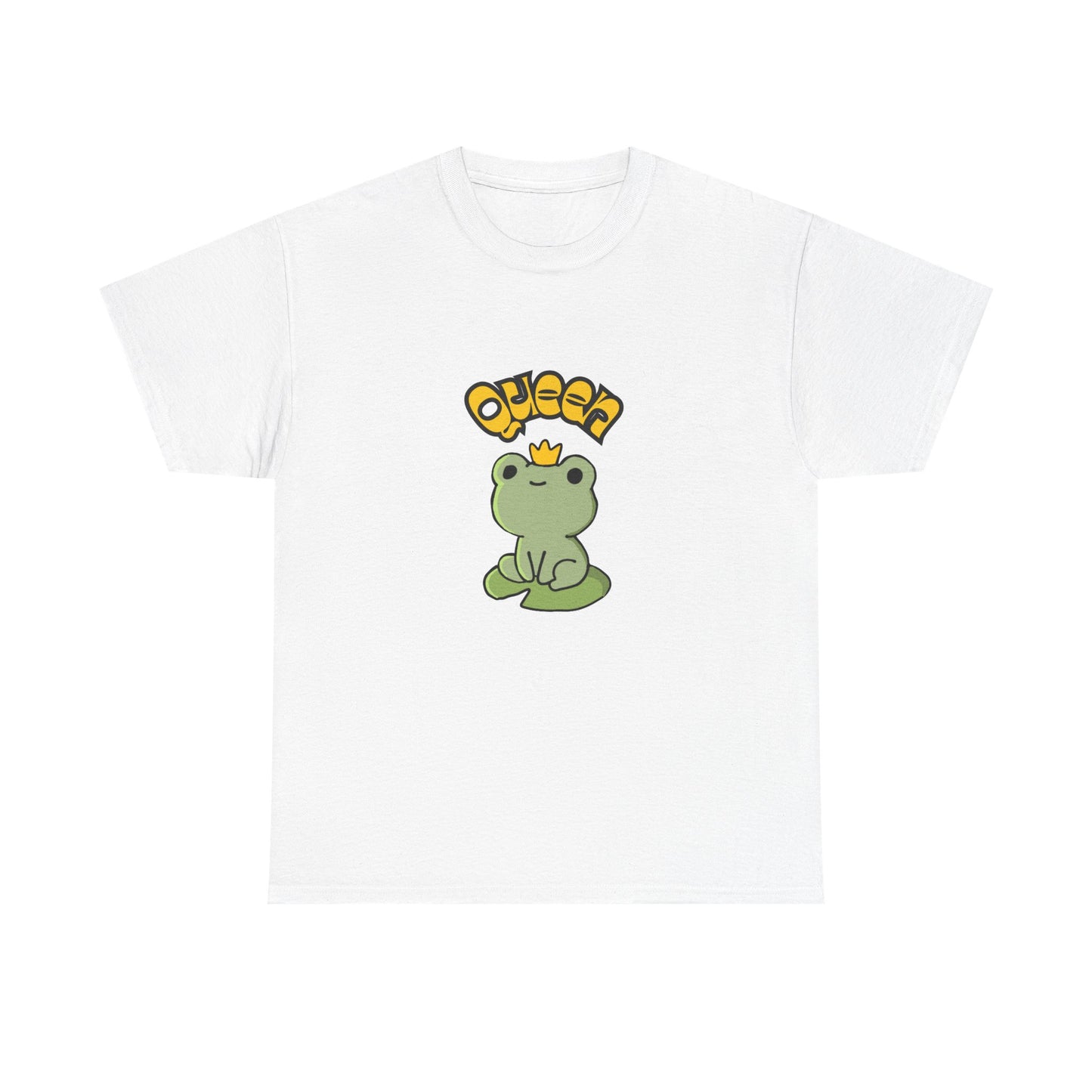 Cute Frog Queen Unisex Heavy Cotton Tee