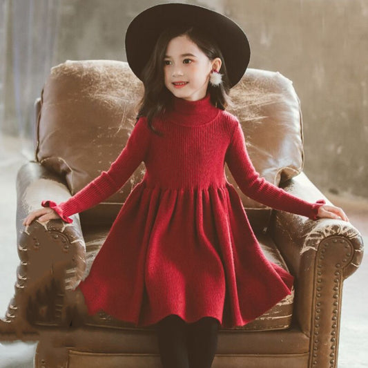 Knitted Girl's dress