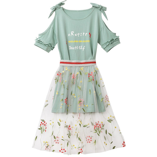 Children dress in fashionable dresses