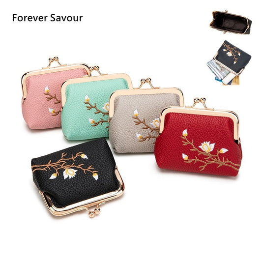 Embroidered Multi-functional New Portable Mini Wallet